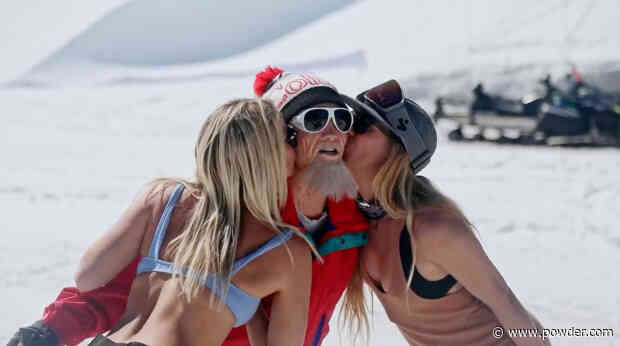 Pro Pranks Unsuspecting Skiers With Clever Disguise