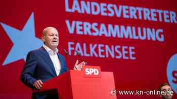 „Kriegstreiber”-Rufe: Scholz verteidigt Ukraine-Politik gegen laute Störer