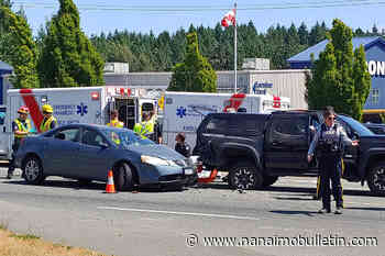 Man dies in crash on the highway south of Nanaimo