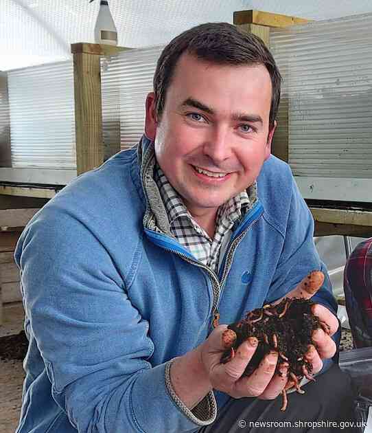 Worm farm owner turns to council-funded project for sustainability advice