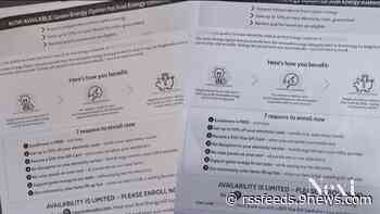 'Green Energy Option' flyers sent to Xcel customers aren't from Xcel