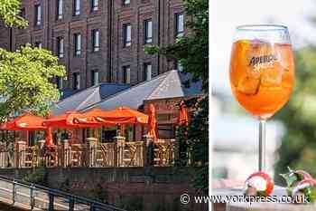 Aperol sun terrace opens at Novotel's Gourmet Bar, York