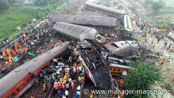 Indien: Bei einer Kollision von mehreren Zügen sind Hunderte Menschen getötet worden