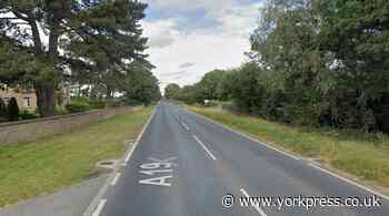 Accident on A19 between Deighton and Crockey Hill