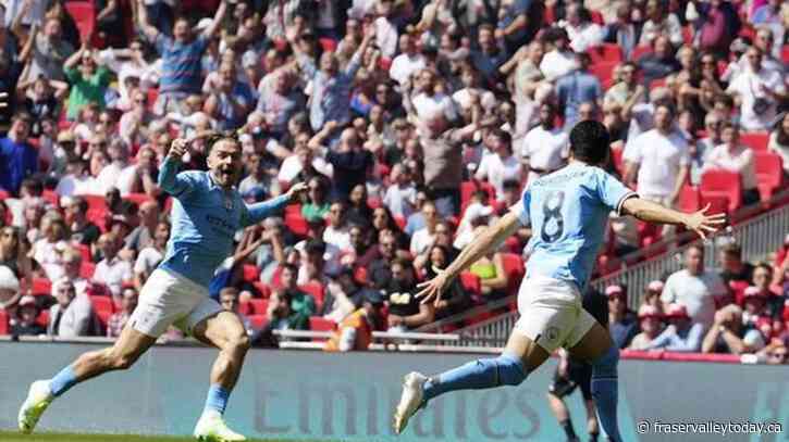 Man City beats Man United 2-1 in FA Cup final to complete second leg of treble bid