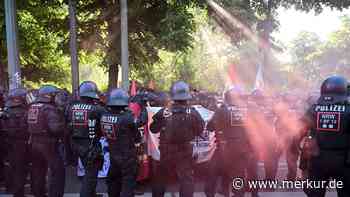Demonstrierende in Leipzig weiter eingekesselt