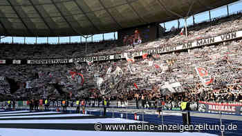 30 000 Eintracht-Fans bei Public Viewing im Deutsche Bank Park