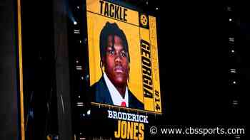Steelers' Broderick Jones trending toward becoming starting LT as Round 1 rookie taking first-team reps