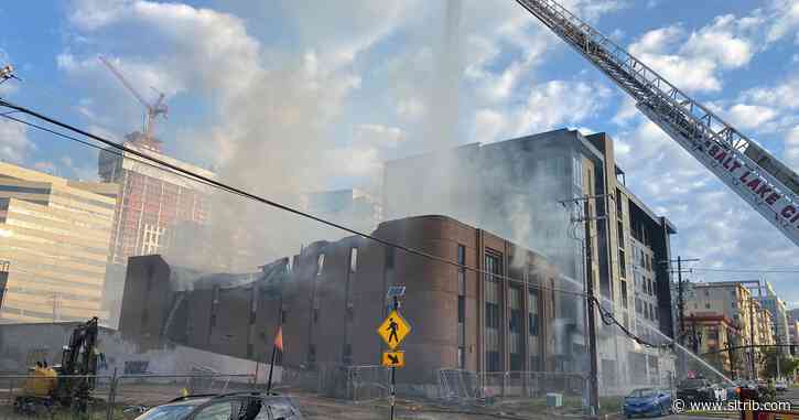 Downtown fire in vacant building causes evacuations from nearby apartments