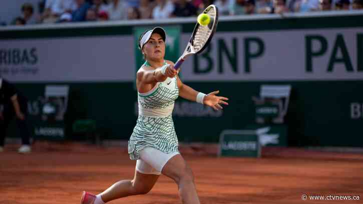 Canada's Andreescu loses to Ukraine's Tsurenko in third round at Roland Garros