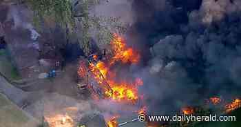 Two firefighters injured as Aurora Fire Department battles six fires