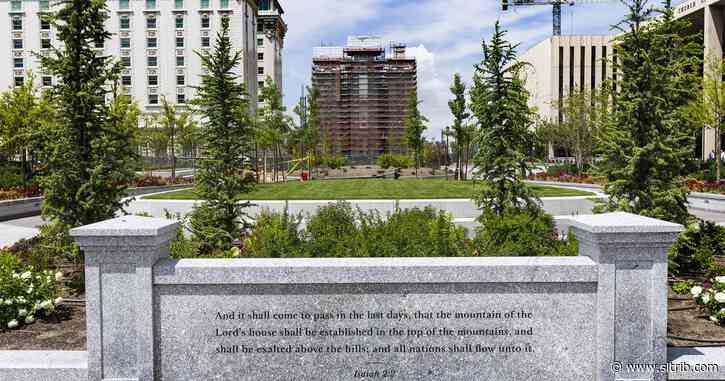 LDS Church’s renovated plaza partially reopens in downtown SLC