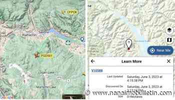 Out of control wildfire reported north of Agassiz-Harrison