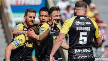 Super League: Salford Red Devils beat Hull KR 26-16 with two late tries in Magic Weekend opener