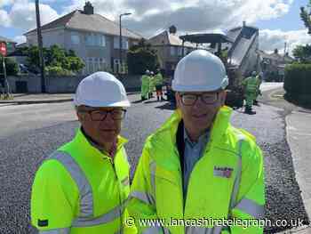 Lancashire County Council trials new road resurfacing product