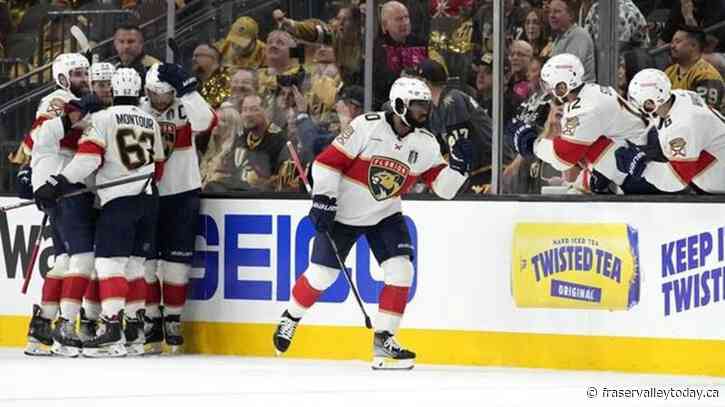 Panthers not about to panic over Game 1 loss to Golden Knights