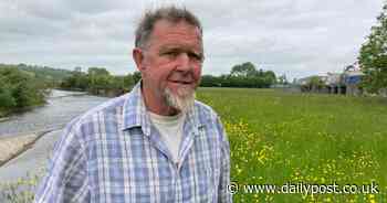Angry Welsh farmer forced to part with his land so council can build a bike track on it