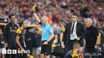 How referee got accosted by irate fans after Euro final... in 60 seconds