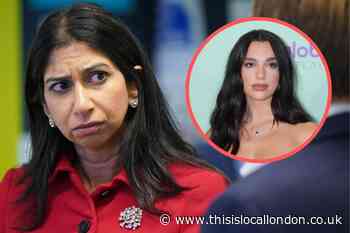 Dua Lipa slams Suella Braverman for migrant commnets