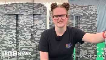 Stonehenge Lego replica being made out of 400,000 bricks