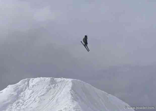 Skier Launches Into Orbit
