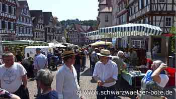 Besonderes Einkauf-Erlebnis: Naturpark-Markt füllt den Calwer  Marktplatz