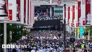 Man arrested at Wembley over '97' football shirt