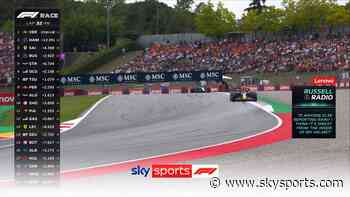 'Is anyone else reporting rain?' - Russell mistakes his own sweat for rain!