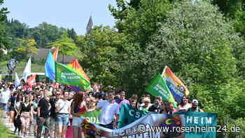 Premiere für die queere Community in der Region: So war der erste CSD in Rosenheim