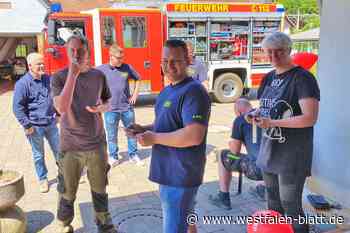 Feuerwehr Kalletal nimmt an der Registrierung der DKMS teil