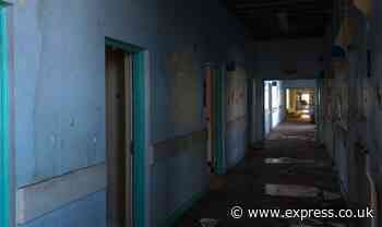 Inside the eerie abandoned hospital where lights still work years after it was ditched