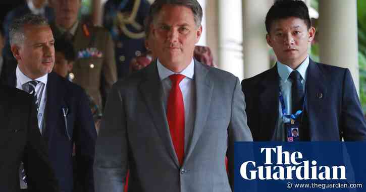 Richard Marles meets Gen Li Shangfu, as Chinese defence minister refuses formal meeting with US counterpart