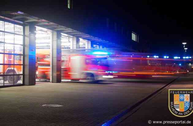 FW-MH: Brennende Gasflasche auf Balkon - keine Verletzten