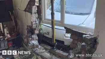 Two injured after van crashes into West Bromwich house