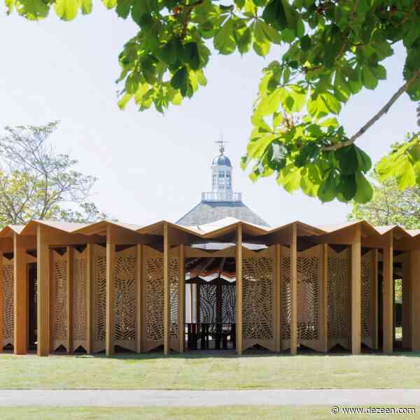 Lina Ghotmeh's timber Serpentine Pavilion revealed