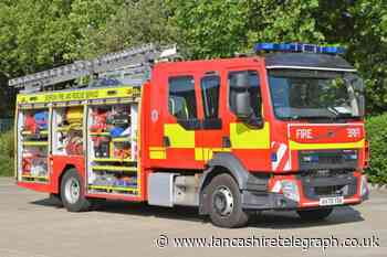 Firefighters rush to battle house fire in Blackpool