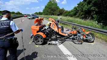 Tödlicher Unfall auf der A8: 57-jähriger Trikefahrer