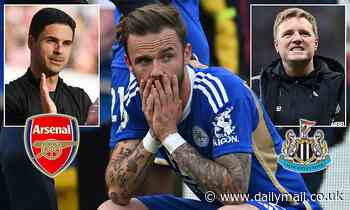 Leicester 'will demand at least £40m for Arsenal and Newcastle target James Maddison this summer'