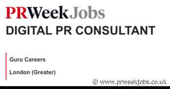 Guru Careers: DIGITAL PR CONSULTANT