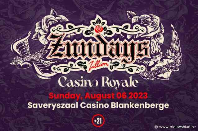 ‘Zundays By Zillion’ komt deze zomer naar Blankenberge