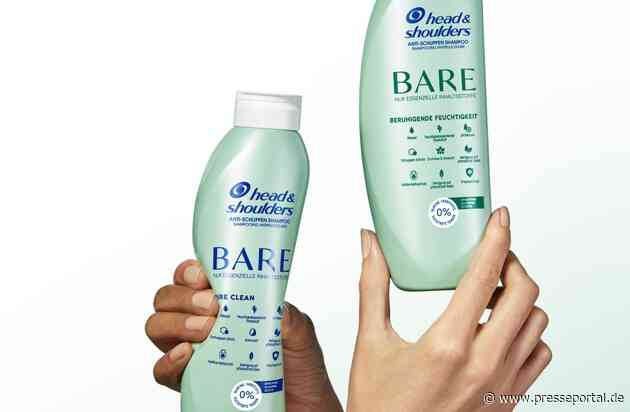 Anti-Schuppen-Shampoo neu gedacht - Head & Shoulders BARE / Effektiver Schuppenschutz mit einem Minimum an Inhaltsstoffen