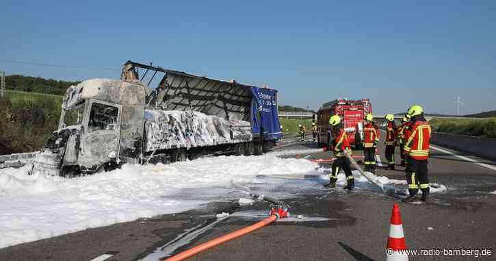 Lastwagen schrammt anderen Lkw: 320.000 Euro Schaden