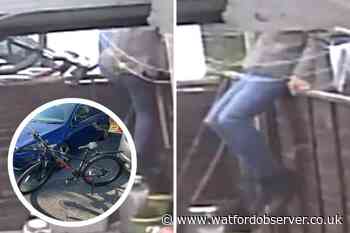 'Unbelievably brazen' bike thief caught on camera in Watford