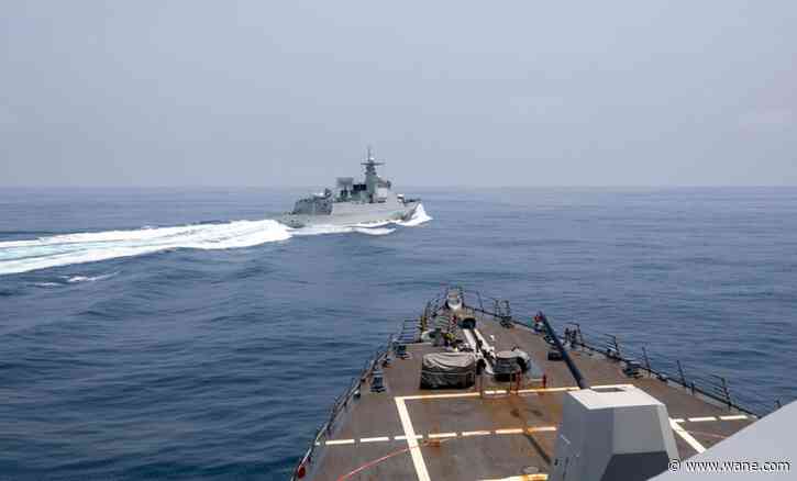 US releases video showing close-call in Taiwan Strait with Chinese destroyer