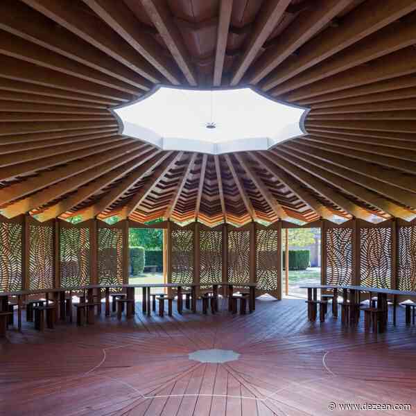 Dezeen video reveals Lina Ghotmeh's 2023 Serpentine Pavilion