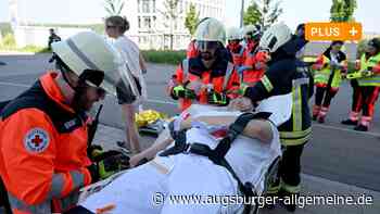 Autounfall, explodierter Grill, Zelt-Klinik: So üben DRK-Azubis in Ulm