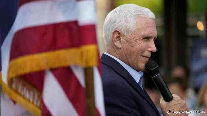 Former Vice President Pence filing paperwork launching 2024 presidential bid in challenge to Trump