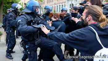 Nach Krawallen in Leipzig: Zehn Männer in Untersuchungshaft