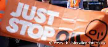 Just Stop Oil protesters march along A12 in east London