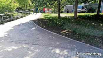 Trampelpfad in Jena-Winzerla befestigt